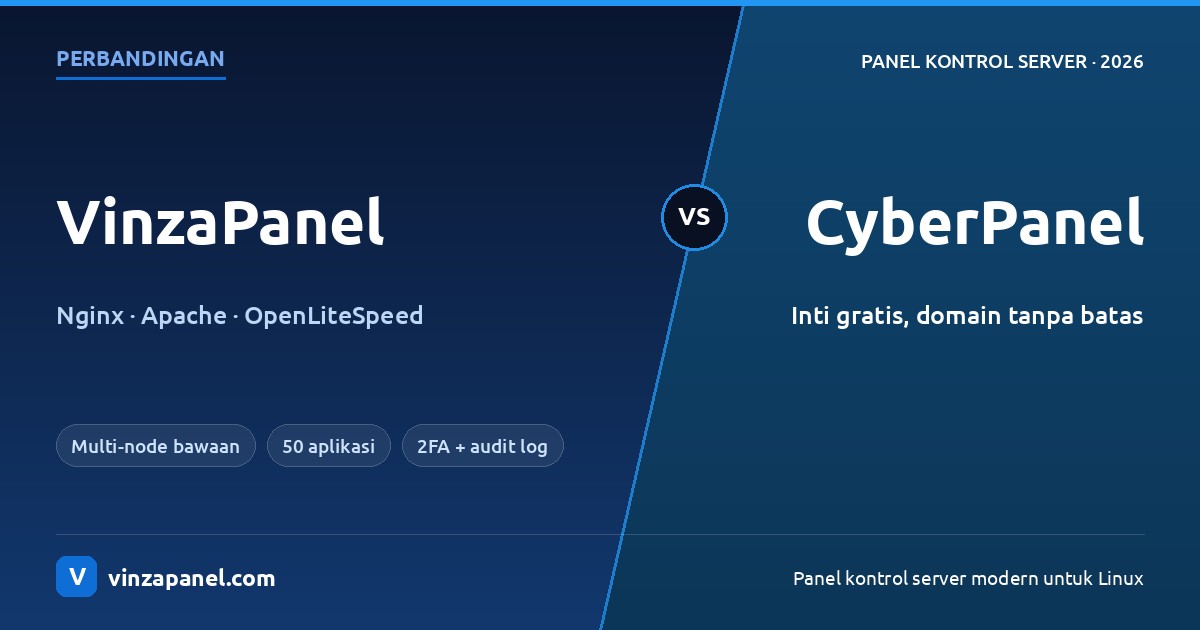 VinzaPanel vs CyberPanel: Stack Flexibility, Security, and Scalability